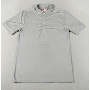 Oobe Polo Shirt Mens Small Gray Chick-fil-A Hydrochill Employee Team Workwear